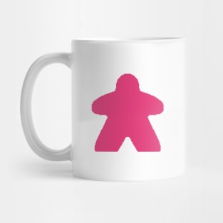 Pink Pixelated Meeple Mug